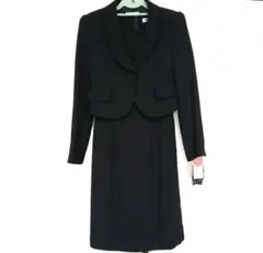 ブラック　ワンピーススーツ 　アンサンブル　フォーマル