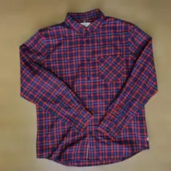 エーグル　ボタンダウン　チェックシャツ　AIGLE