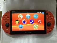 PS Vita PCH-2000 メタリックレッド 美品　動作確認済 美品