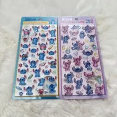 スティッチ エンジェル ボンボンドロップシール 2種セット