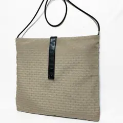【美品】Dior クリスチャンディオール ロゴ総柄 ショルダーバッグ