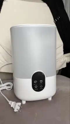 超音波式加湿器 本体 ホワイト UV除菌機能付きのサムネイル
