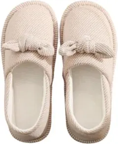 スリッパ 室内履き ルームシューズ レディース あったかい 滑らない 23cm