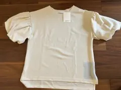 m*e様 Blue Strive パフスリーブ Tシャツ M ホワイト