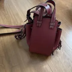 美品LOEWE ロエベ　ドローストリングレザーバッグミニ