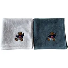 大人気✨新品タグ無し‼️POLO RALPH LAUREN 青×白ハンドタオル