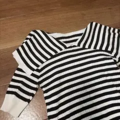 w closet ダブルクローゼット セーラー半袖ニットのサムネイル