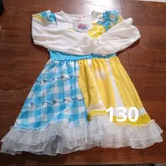 ひみつのアイプリ　しまむら　ワンピース　みつき　ブルー