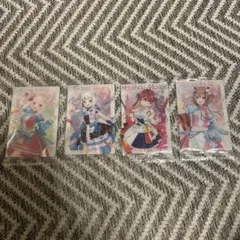 ホロライブプロダクション ウエハース vol.3 　カード　4枚セット
