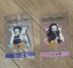 鬼滅の刃　ベビースター キャラクター透明スタンド　ねず子　しのぶ　2個セット