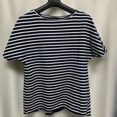 23区　ボーダーカットソー　ネイビーボーダーのサムネイル