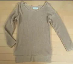 セシルマクビーVネックニット/サイドスリット