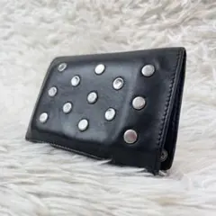美品✨SAINT LAURENT PARIS スタッズ財布 ウォレットチェーン