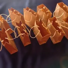 ハンドメイド　クラフト紙ミニ紙袋 10個セット