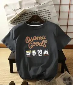 Osamu Goods オサムグッズプリント Tシャツ ダークグレー Lのサムネイル