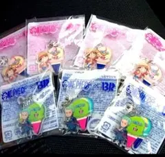 サーティワン ONE PIECE アクリルキーホルダー 7個セット ルフィ ゾロ