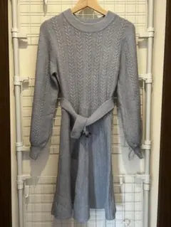 美品☆アースミュージック&エコロジーニットワンピ