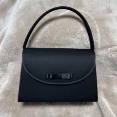 ブラックフォーマルバッグ リボン付き