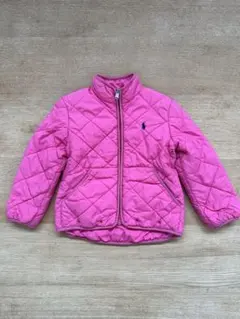 ポロ・ラルフ・ローレン キルティングジャケット ピンク アウター 2T