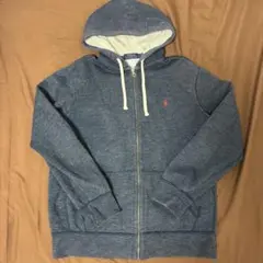 Polo Ralph Lauren ネイビー フルジップパーカー Lサイズ