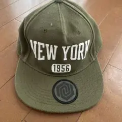 H&M キッズ キャップ カーキ NEW YORK