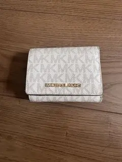MICHAEL KORS シルバー 三つ折り財布