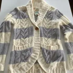 gelato pique グレー 長袖カーディガン Fサイズ