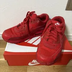 Nike AirMax90 レッド　スニーカー　(おまけ付)