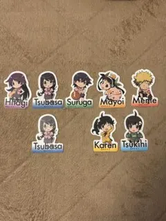 物語シリーズ　ダイカットステッカーセット　seria