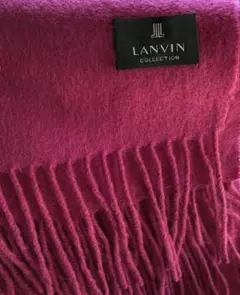 LANVIN COLLECTION ピンク ストール カシミア100%
