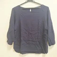 a.v.v standard ブラウス　ネイビー　カットソー　Mサイズ