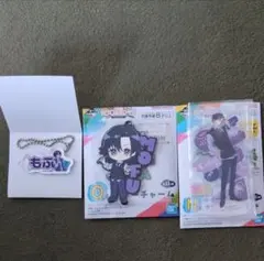 カラフルピーチ　もふくん　ペンスタンド　ラバーチャーム　アクリルキーホルダー