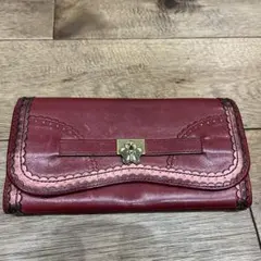 アナスイ　anna sui がま口 長財布　赤