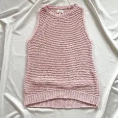 【USA古着】LOU & GREY ルーアンドグレイ ピンク ニットタンクトップ