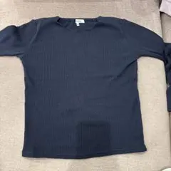 BAL WORK ネイビー 長袖 Tシャツ XXL