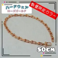 激レア ハードウェア ローズゴールド ネックレス ロング レディース 数量限定