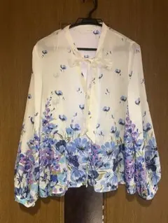 ZARA 花柄ブラウスXS