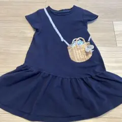 kate spade 半袖ワンピース 130サイズ ネイビー