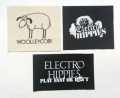 ELECTRO HIPPIES 布パッチ パンク ハードコア クラストのサムネイル