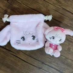 mikko ガチャガチャ　ぬいぐるみ　　巾着　キャミー