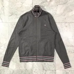 burberry black label フルジップニット セーター