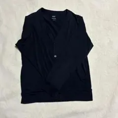 UNIQLO エアリズムUVカットカーディガンM ネイビー
