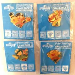 USJアニュアルスタジオパス限定セサミストリート ピンバッジ 4個セット