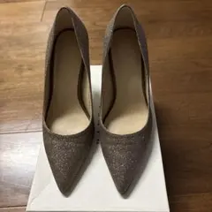 RANDAブロンズ　グリッター ハイヒール　パンプス　22.5