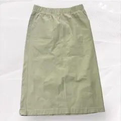 UNIQLO レディース　タイトスカート L ベージュ　ウエストゴム