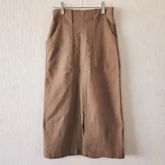 【Kobe Lettuce】（F）パッチポケット付きタイトスカート/ハイウエスト