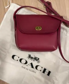 COACH オールドコーチ グラブタンレザー マシュー Matthew 赤 革