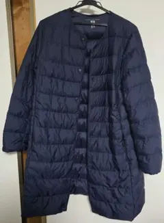 UNIQLO ULTRA LIGHT DOWN ロング ネイビー XL