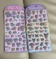 【正規品】サンリオ コットンパフィ シール 2枚セットのサムネイル