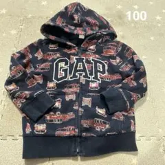 GAP 消防車プリント パーカー 3歳用